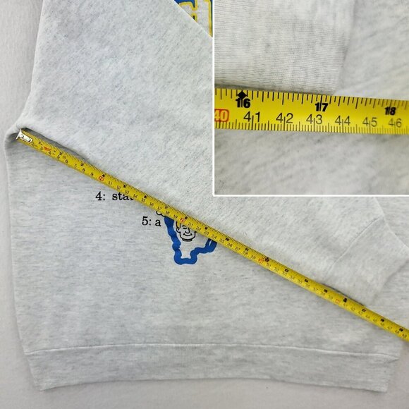 Svensk Swedish Vintage Sweatshirt Crewneck Sweden Heritage Graphic Made USA Med. - Picture 7 of 12